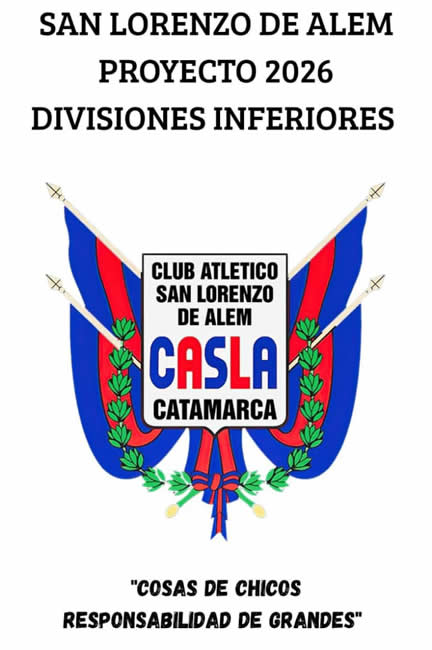 Proyecto 2026 Divisiones Inferiores